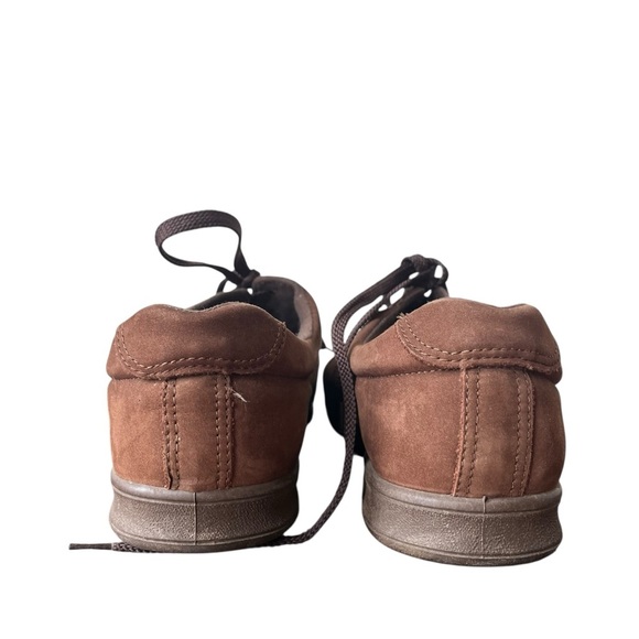 Easy Spirit Brown Suede Sneakers | comfort lace-up shoes size 7 casual support - Picture 8 of 8